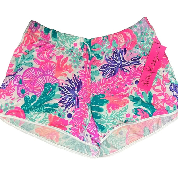 Lilly Pulitzer Seaside Carnivale Sleep Shorts - Picture 1 of 4